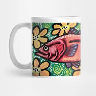 Flower Fish Mug